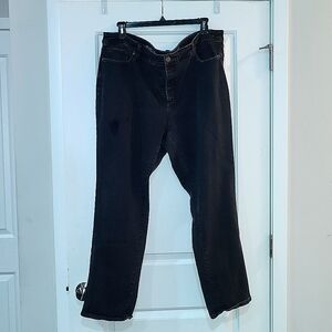 St. John's Bay Jeans 24W Long Black